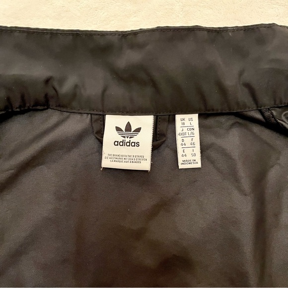 Adidas Originals R.Y.V. Cropped Track Top Black Size L - Picture 11 of 14